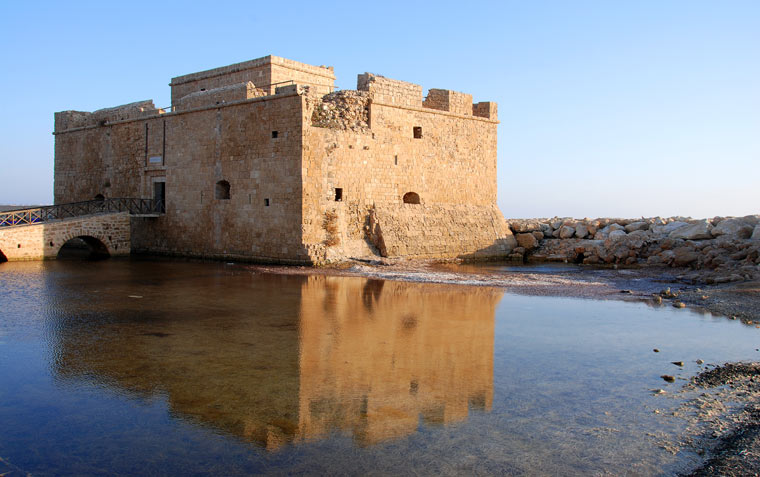 Zamek w Pafos na Cyprze