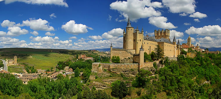 Zamek w Segovii, Hiszpania