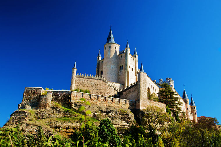 Zamek w Segovii, Hiszpania