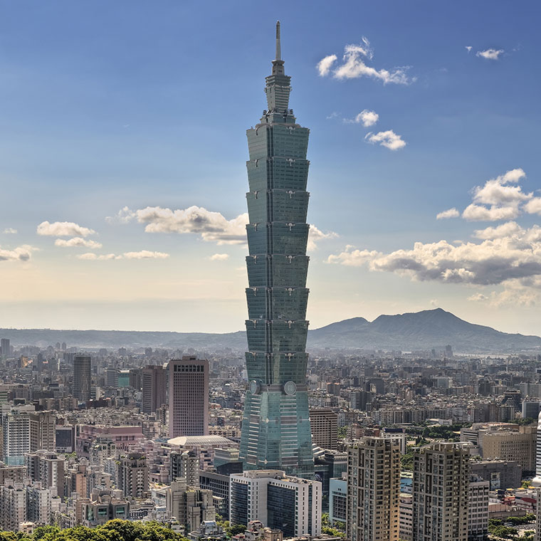 Taipei 101 w stolicy Tajwanu, Tajpej
