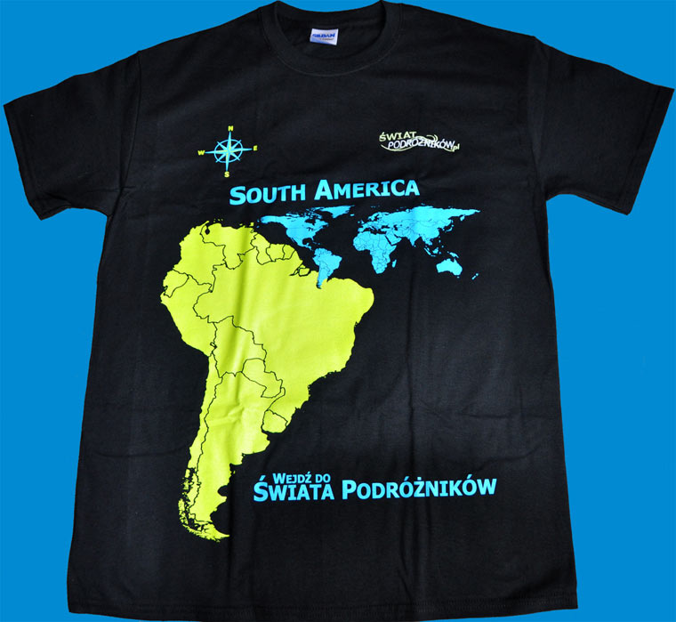 Koszulka Świata Podróżników - Ameryka Południowa