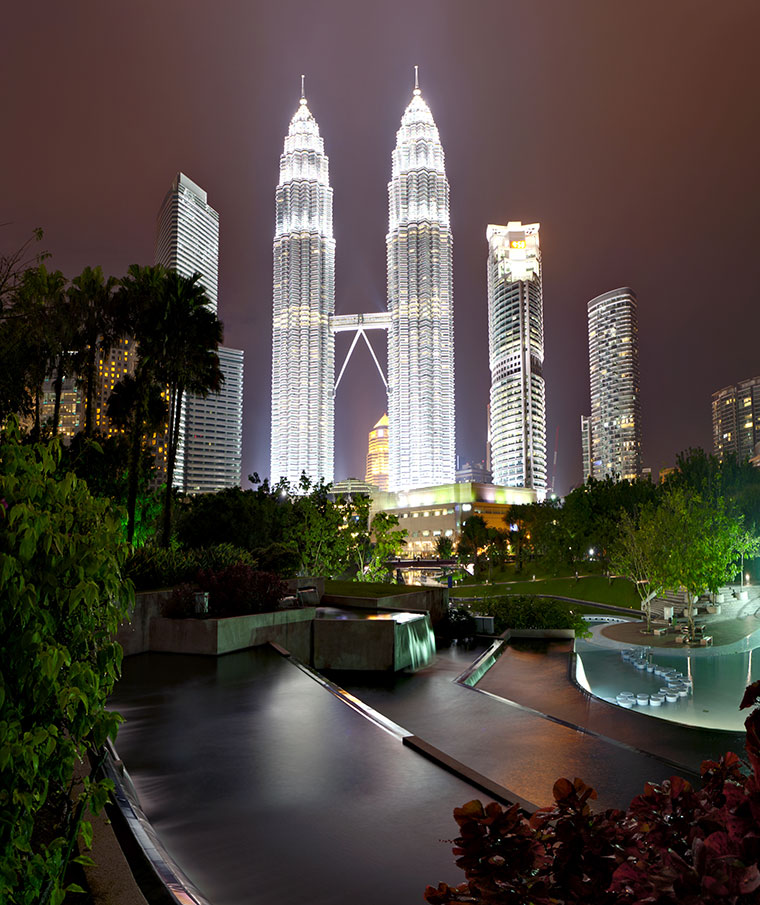 Petronas Towers w stolicy Malezji, Kuala Lumpur
